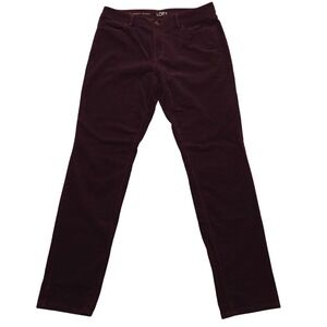 Ann‎ Taylor LOFT Curvy Skinny Corduroy Pants Purple Plum Womens Size 30/10 32x30